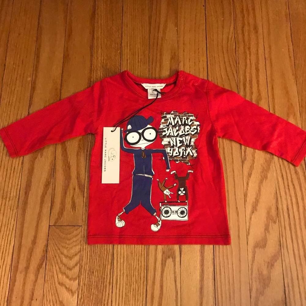 Marc Jacobs Little Marc 9 months red t-shirt